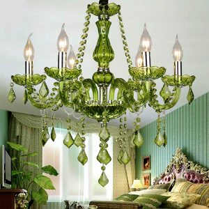 Evalina Chandelier (Green)