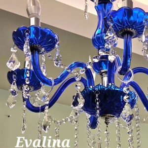 Evalina Chandelier (Blue)