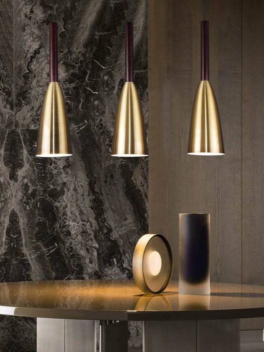 Pending cone lamp (Golden)