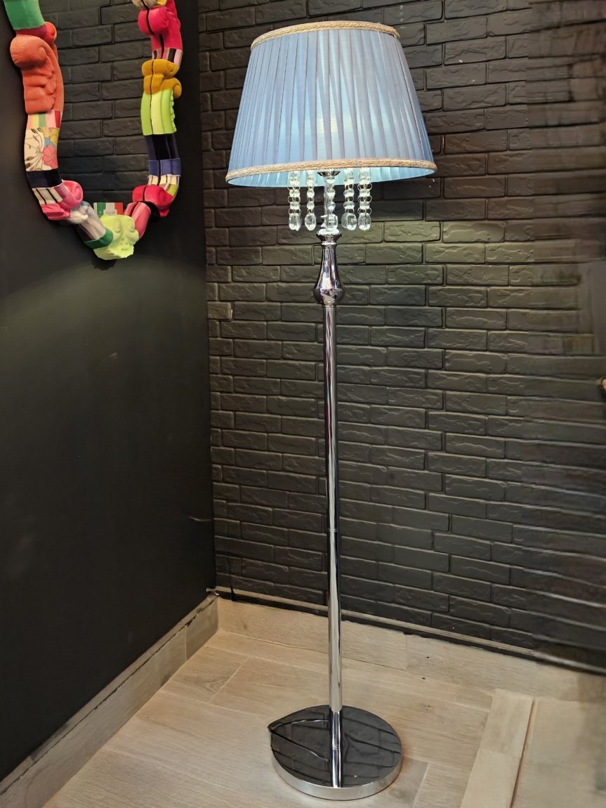 Lumiere crystal standing lamp (Blue)