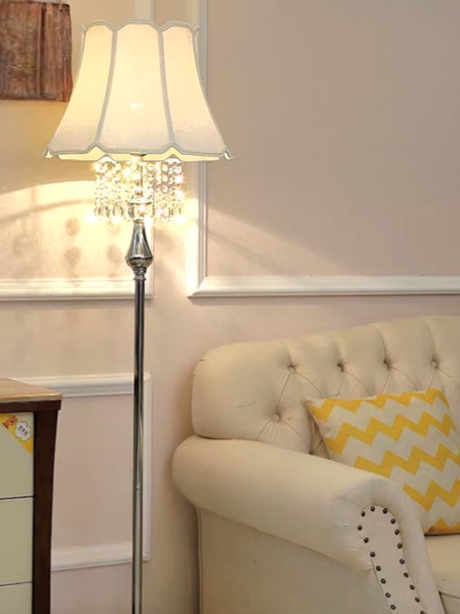 Lumiere crystal standing lamp (White)