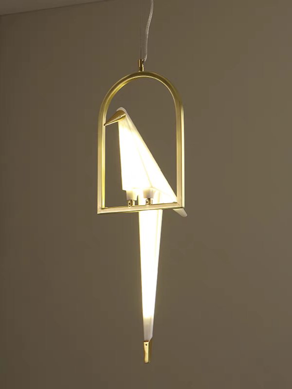 Origami Single Parrot chandelier