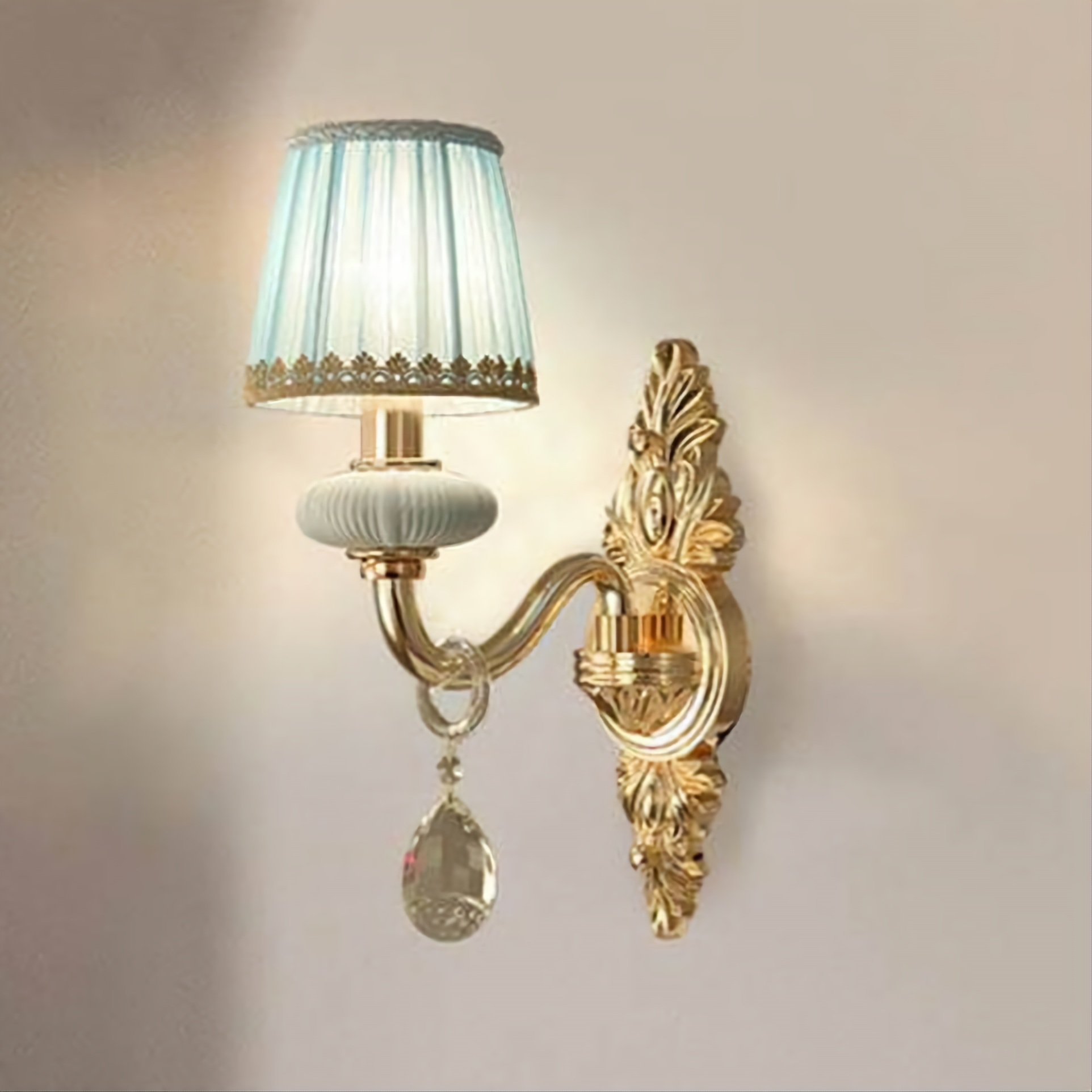 Anastasia Blue Single Wall mounted lights